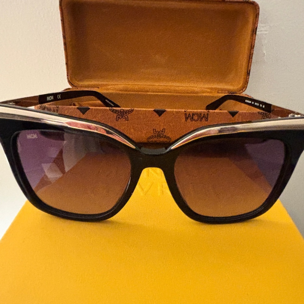 MCM Black and Brown Sunglasses